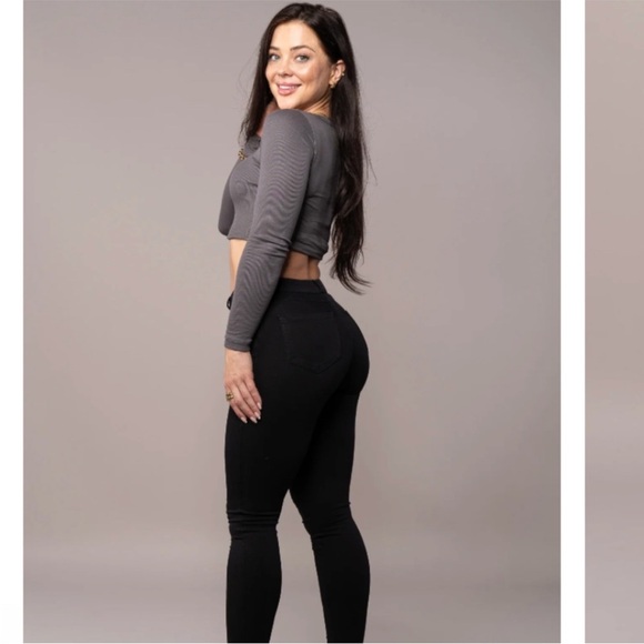 Fitjeans 360 High Waisted - Black - Picture 1 of 10